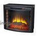 Eight24hours 24" Curved Electric Fireplace Insert - Firebox with Heater chimney Vent free + FREE E-Book - B075K34L3L